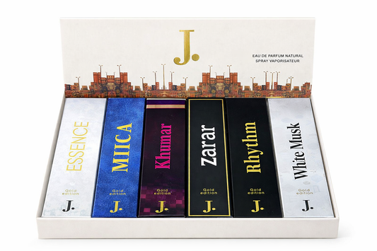 J. Gold Edition Perfume Box – Premium 5‑Piece Fragrance Collection (35ml Each)