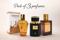 Discounted Offer – Pack of 3 Perfumes - J. Janan, J. Essence, J. Zarar  (100ml Each)