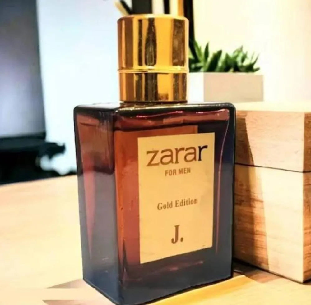J. Zarar Gold Perfume – Luxury Fragrance for Modern Elegance (100ml)